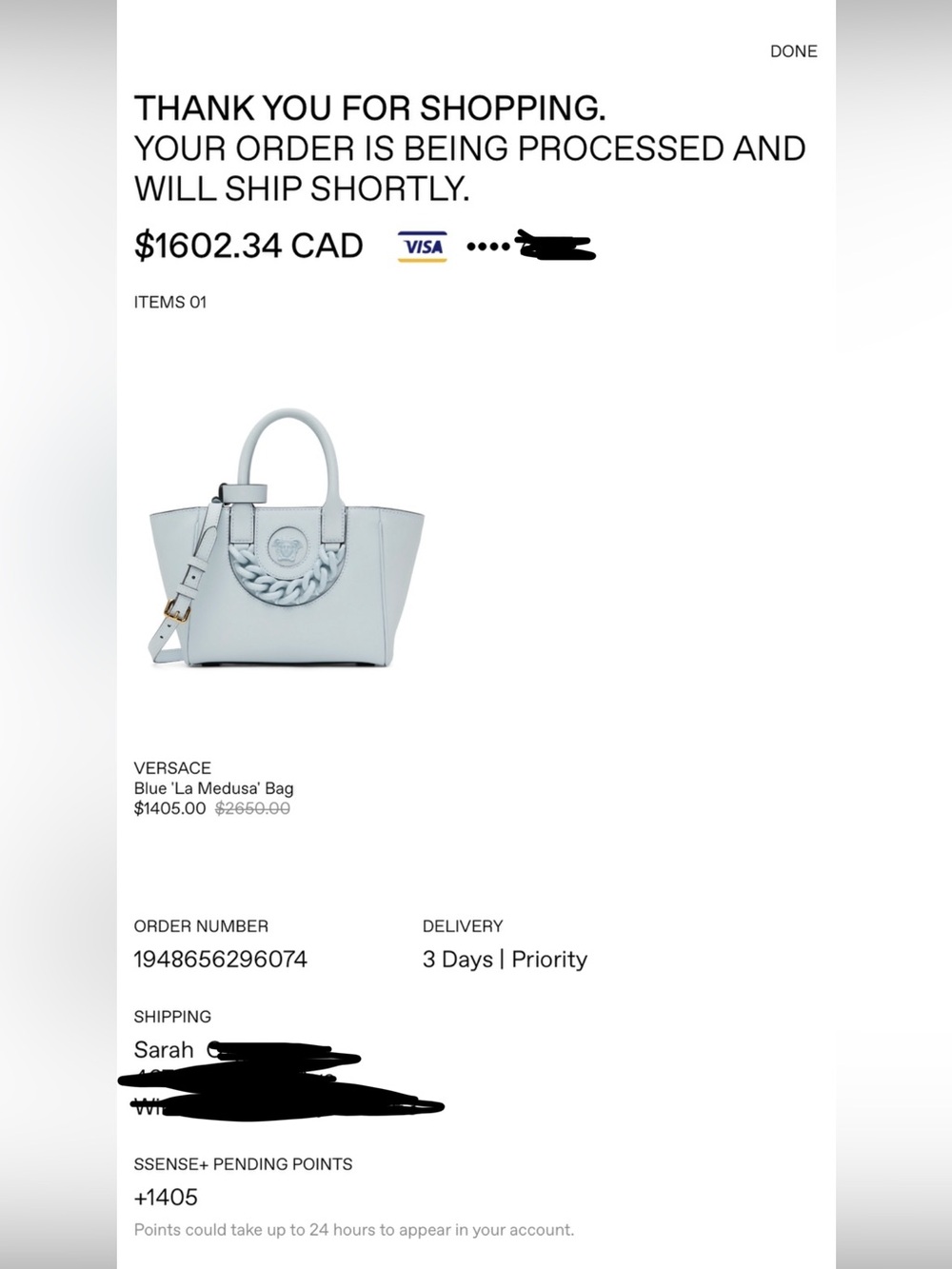 Versace La Medusa Leather Tote with Matching Cardholder - Picture 8 of 8